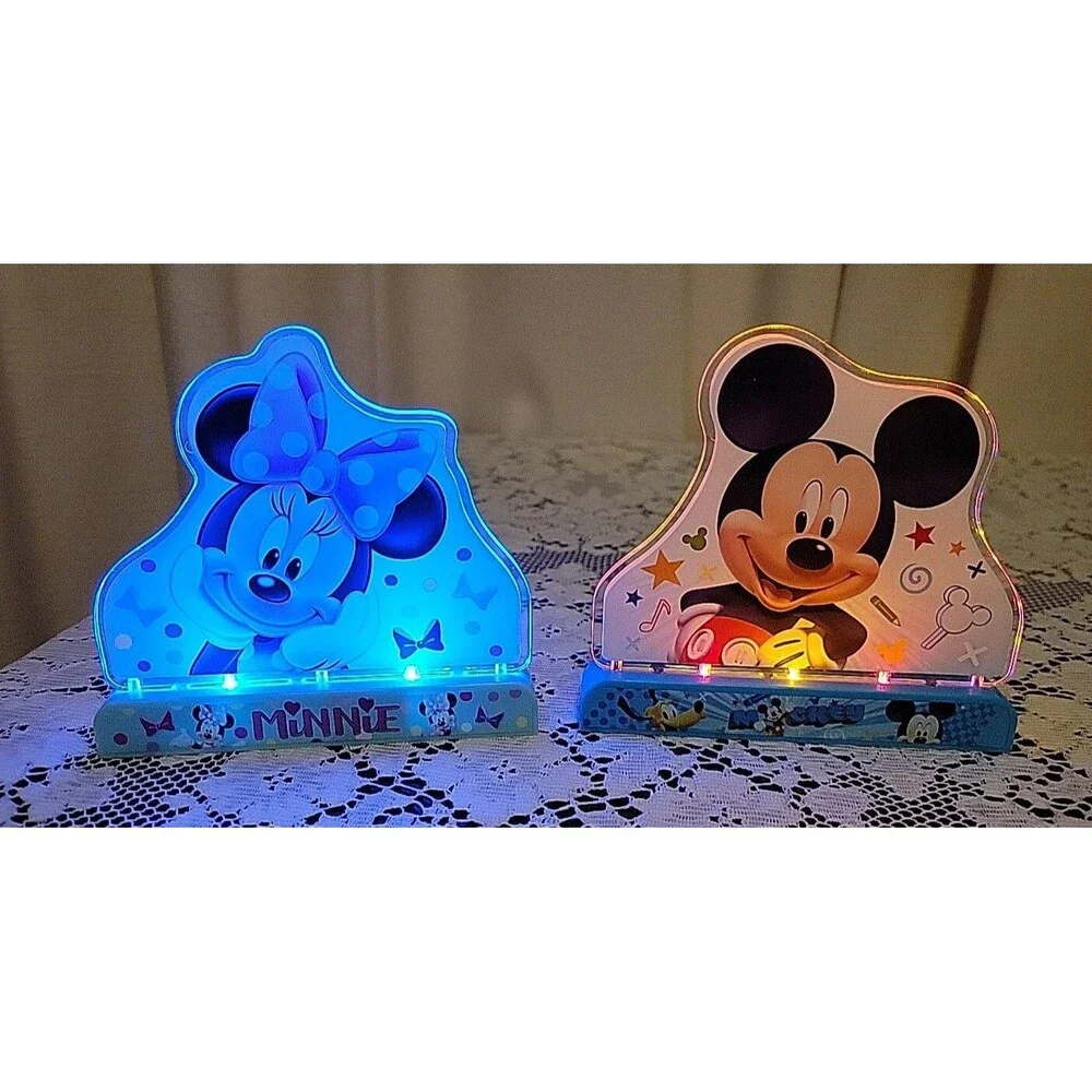 DISNEY MICKEY & MINNIE MOUSE FLASHING DECORATION MULTIPLE COLOR FLASHING MODES